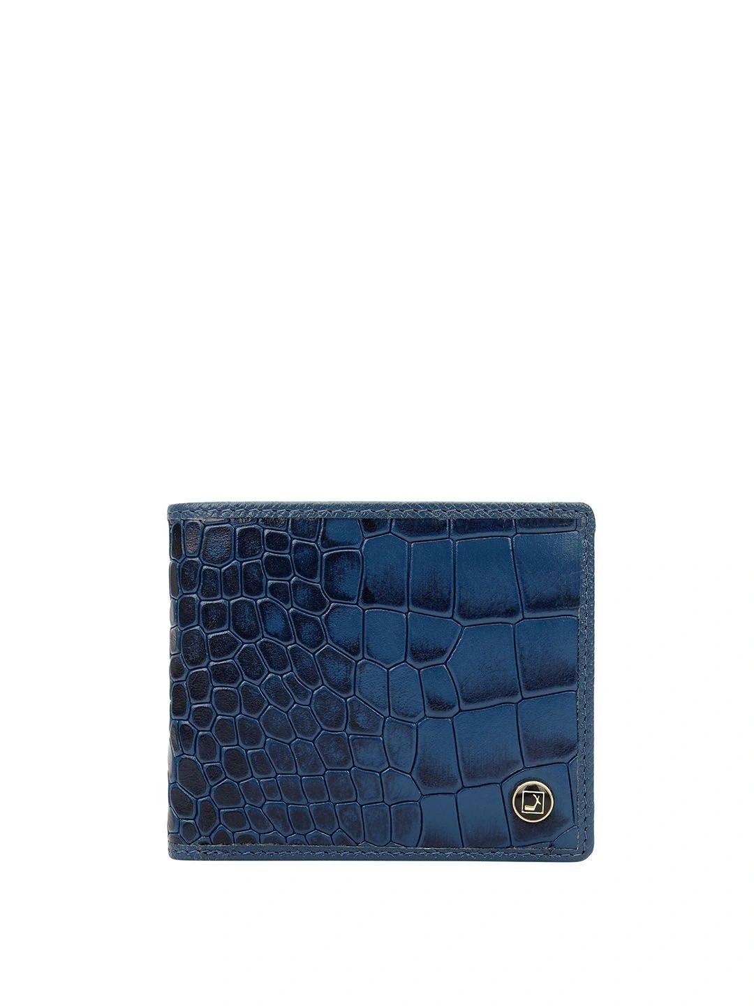 Da Milano Men Animal Textured Leather Two Fold Wallet-picture-24