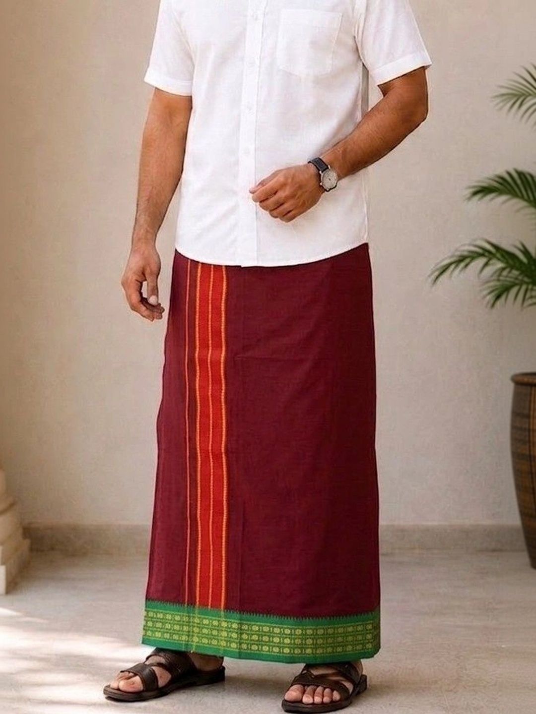 Sharan Elegance Men Cotton Dhoti Dhotis-picture-11