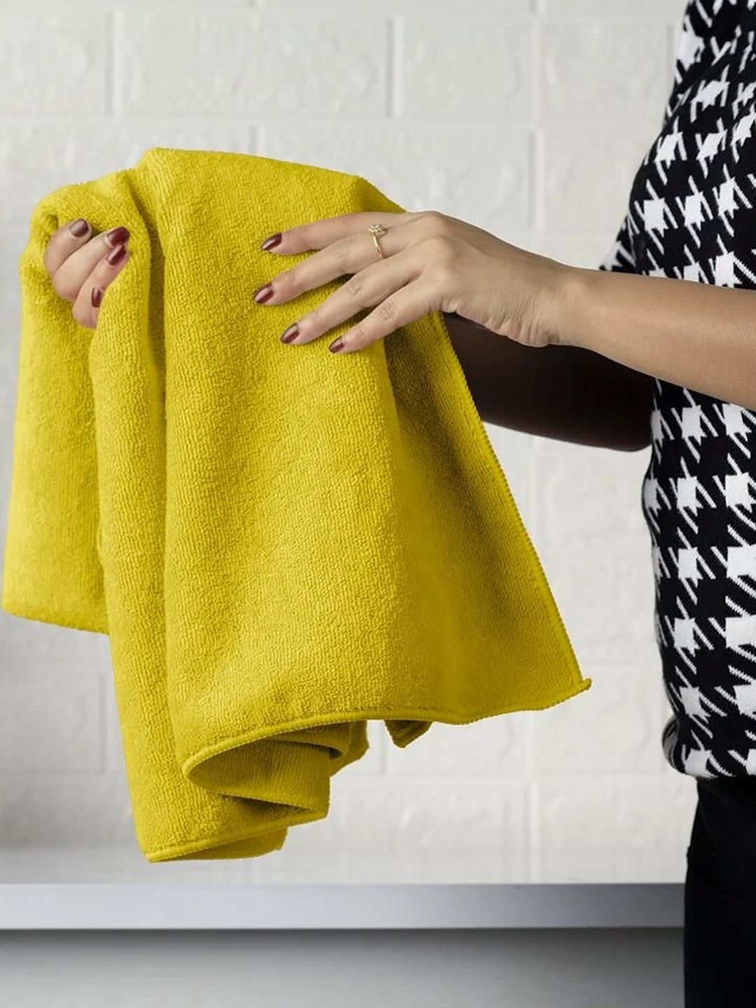 wakefit Yellow 1 350 GSM Bath Towel-picture-43