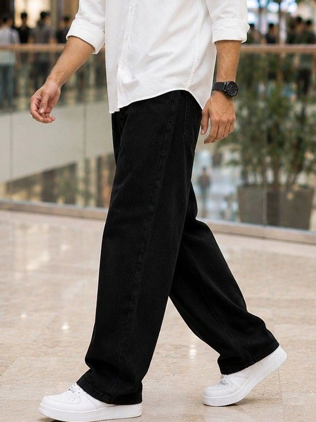 DENIMLOOK Men Relaxed Fit Mid-Rise Stretchable Jeans