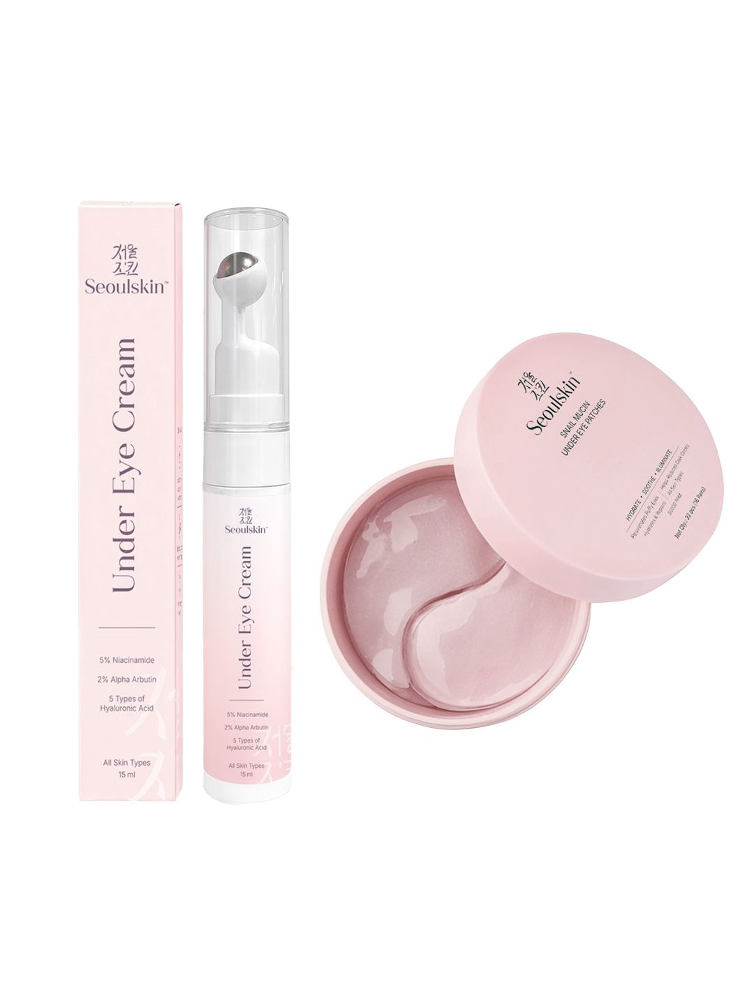 SEOULSKIN 32Pc Snail Mucin Under Eye Patches With Under Eye Cream-picture-33