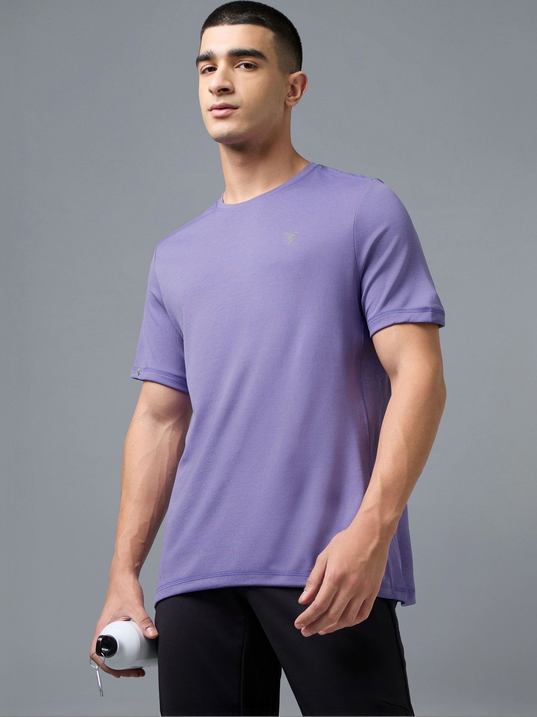 Technosport Men Brand Logo Slim Fit T-shirt-picture-18