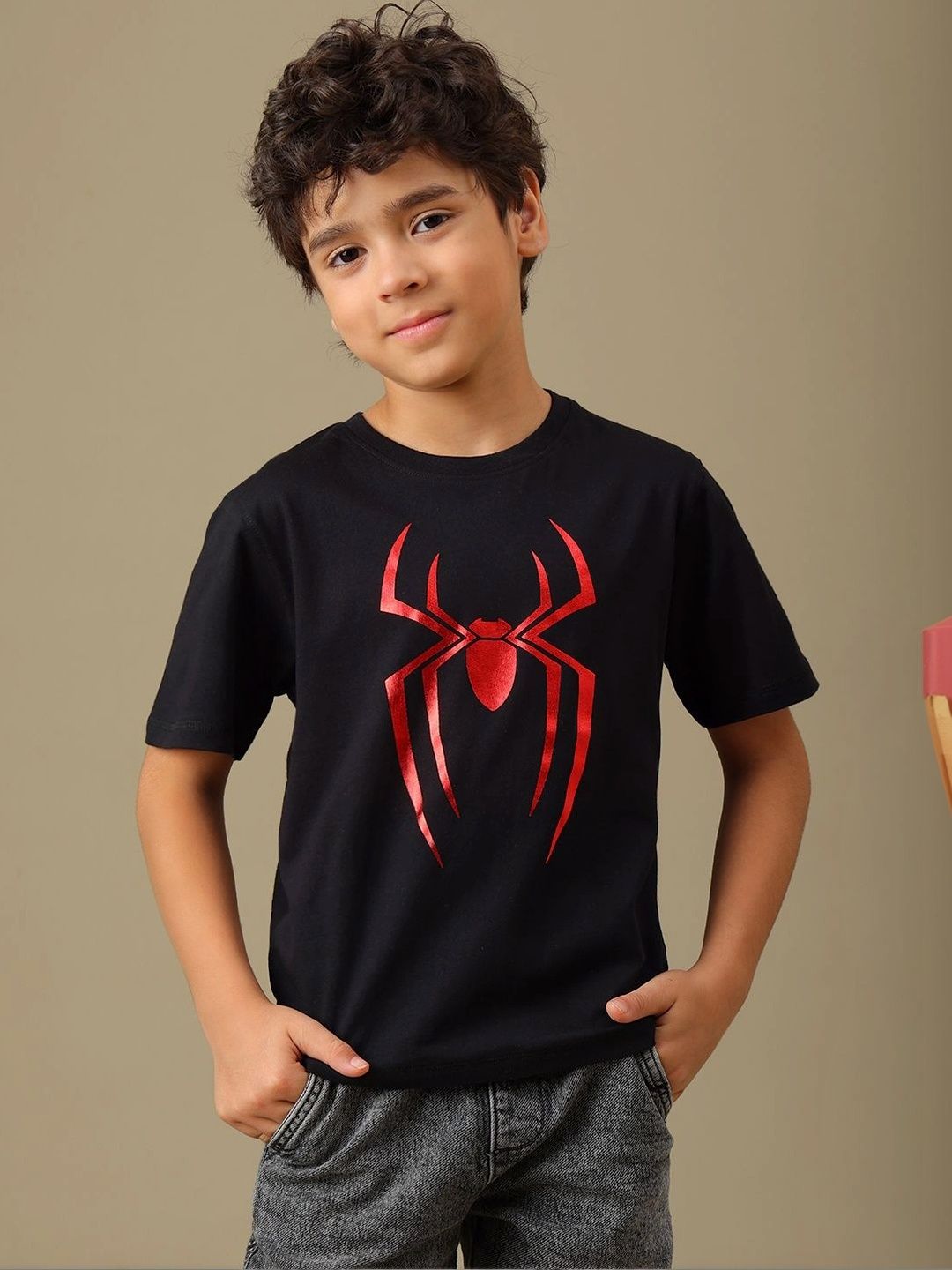 Kids Ville Boys Pack Of 3 Spiderman Printed Tshirt-picture-57