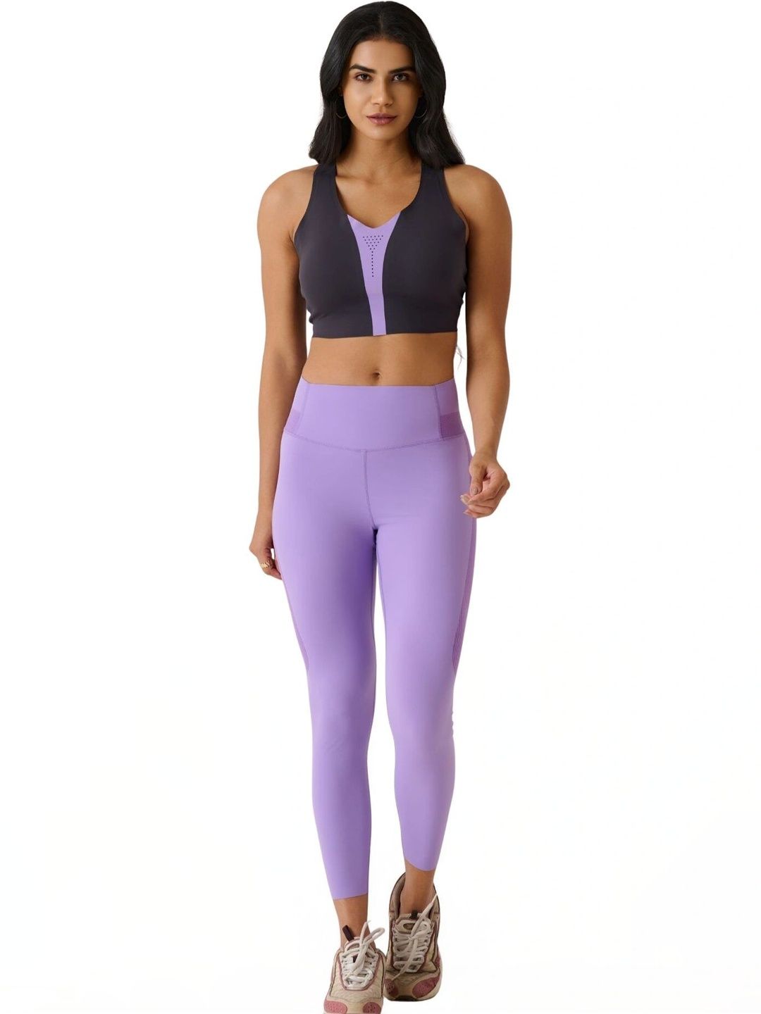 STRCH Colourblocked Bra Half Coverage-picture-41