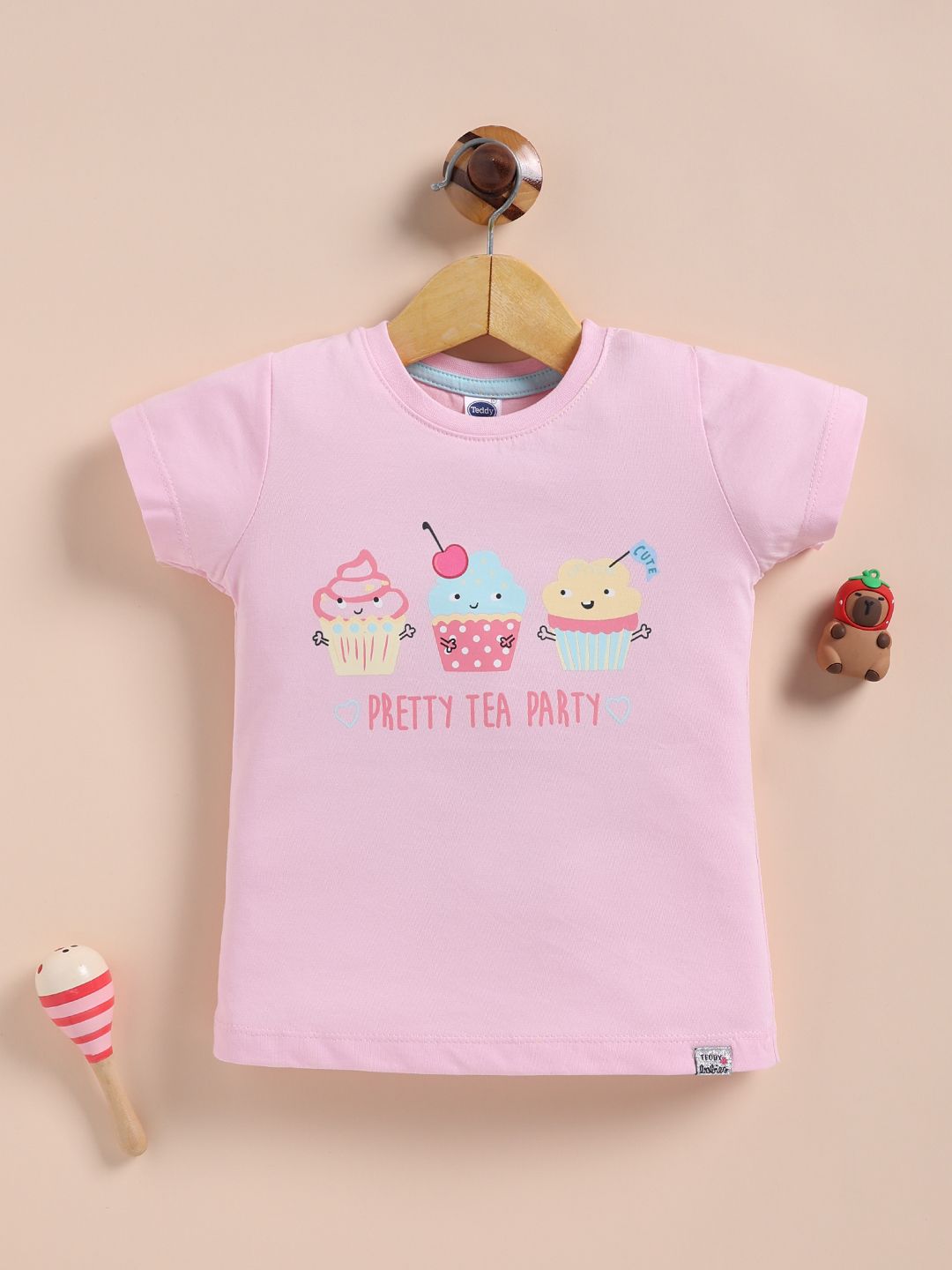 Teddy Girls Graphic Printed Pure Cotton Top-picture-25