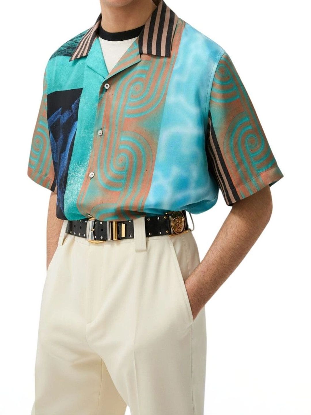 Versace Men Printed Casual Shirt-picture-20