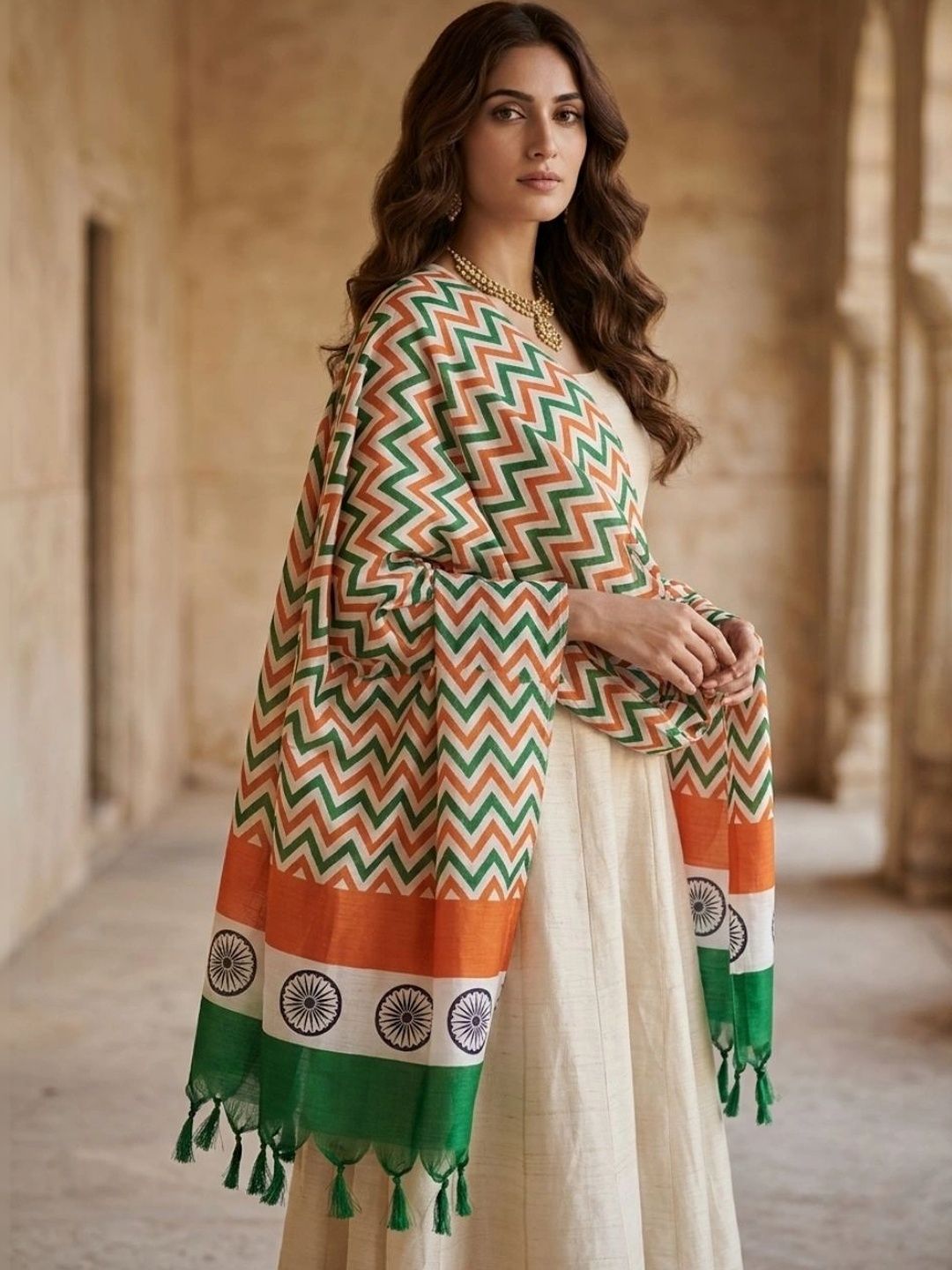 Dupatta Bazaar Printed Dupatta-image-30