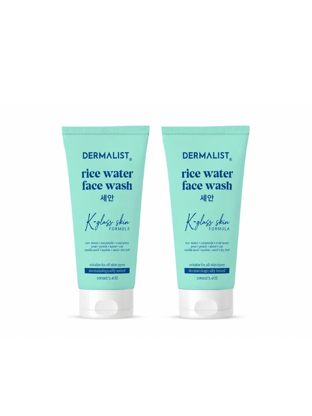 Dermalist Set Of 2 K-Glass Skin Formula Rice Water Face Wash - 100 ml Each-picture-11