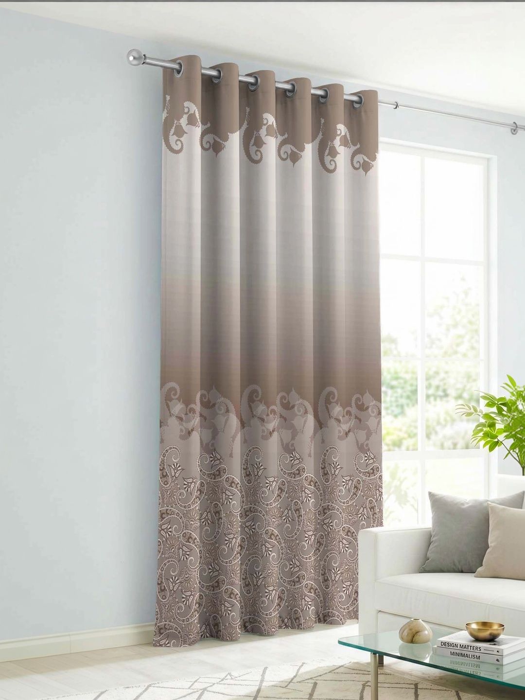 SIMPLYCURTAINS Brown Room Darkening Long Door Curtain-image-29