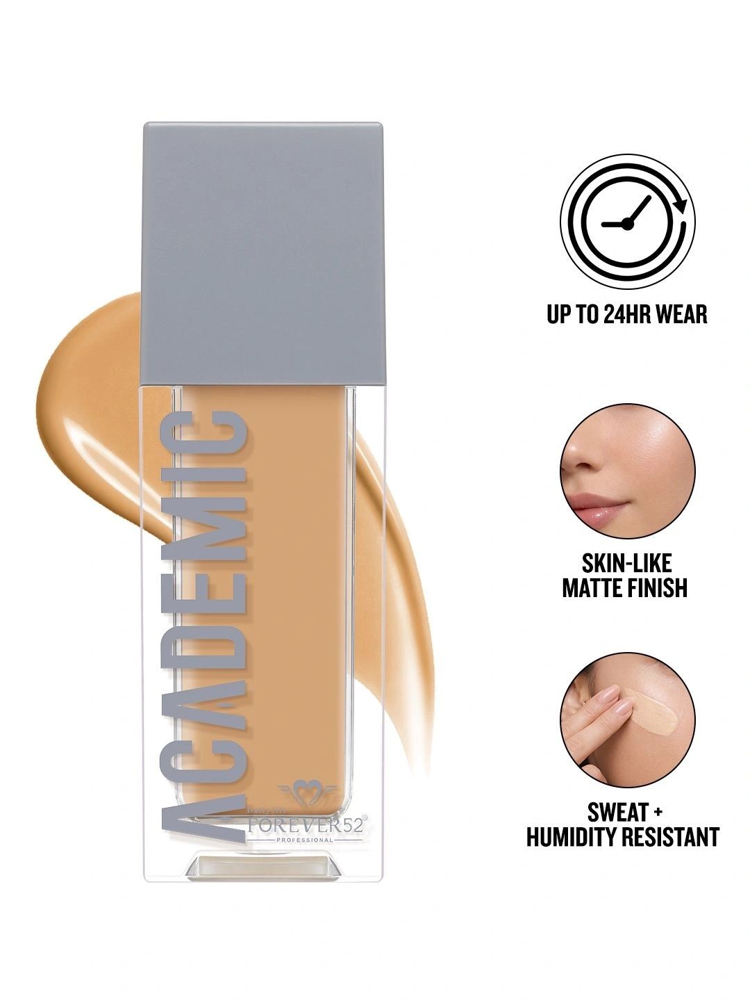 Daily Life Forever52 Academic Long Lasting Foundation - 30 g - Cashew-image-36