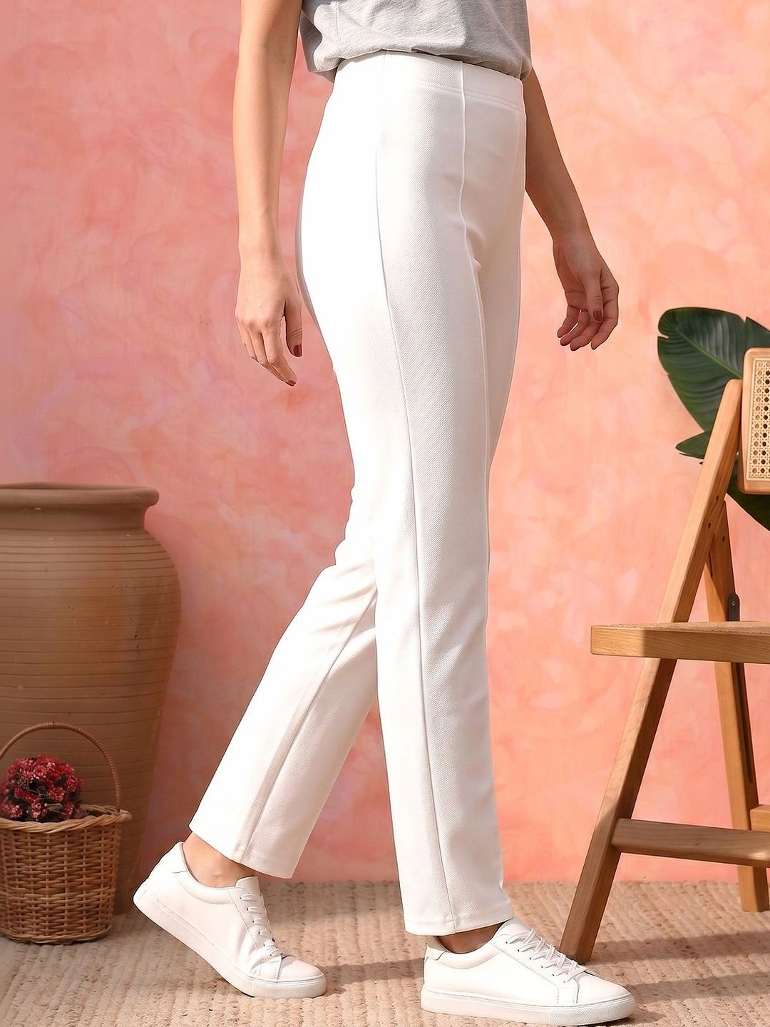 VS MALL Women Knitted Palazzos-picture-14