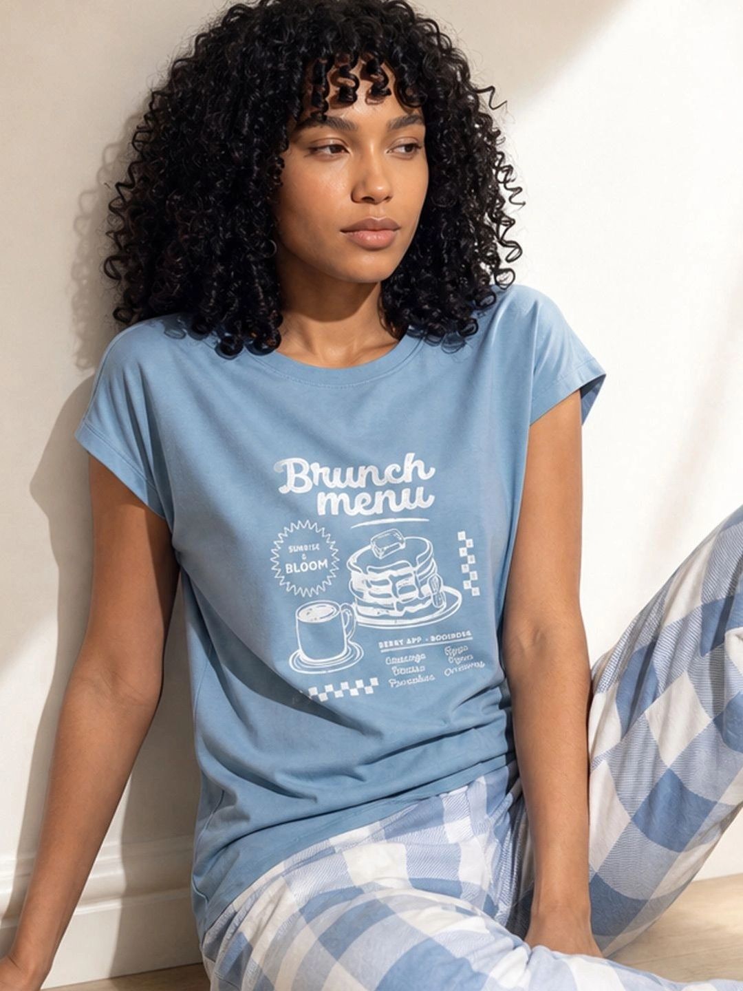 Ginger by Lifestyle Printed Pure Cotton Lounge T-Shirt-picture-27