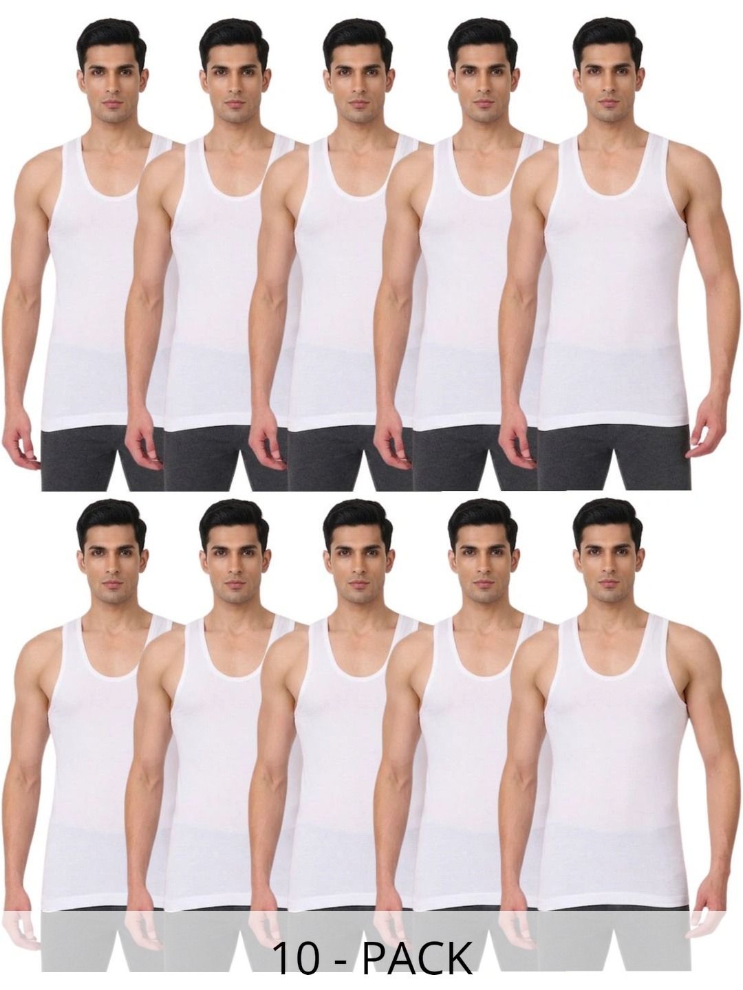 PRAKASAM COTTON Pack of 10 Cotton Undershirt-picture-41