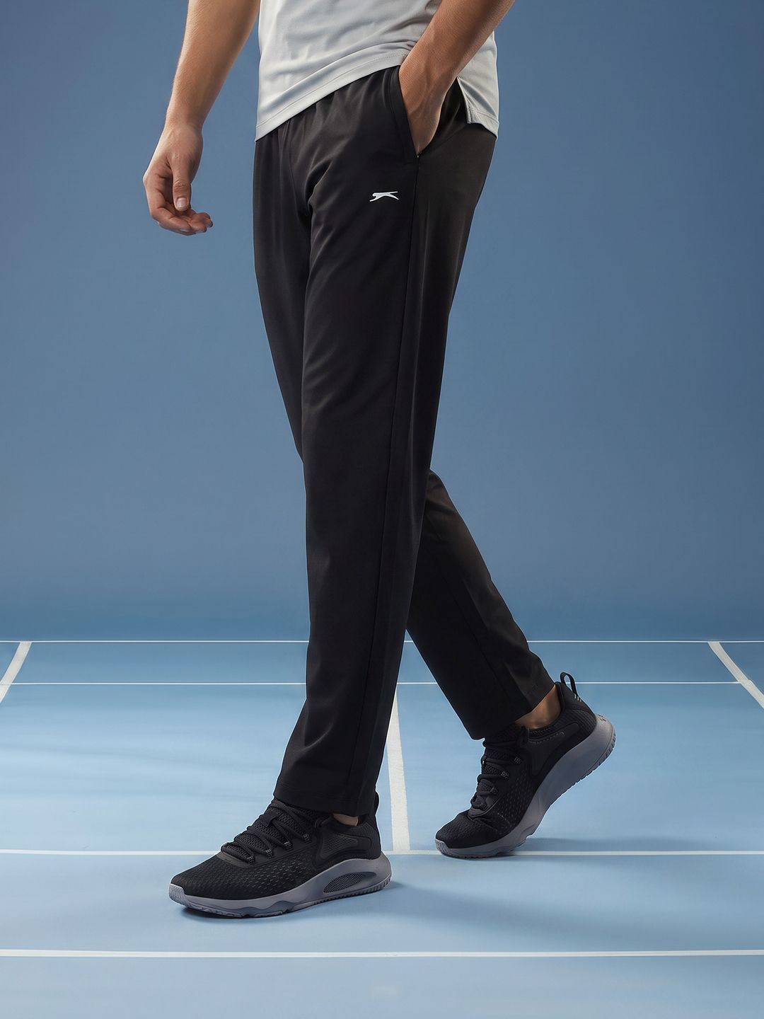 Slazenger Men Regular Fit Training Track Pants-picture-47