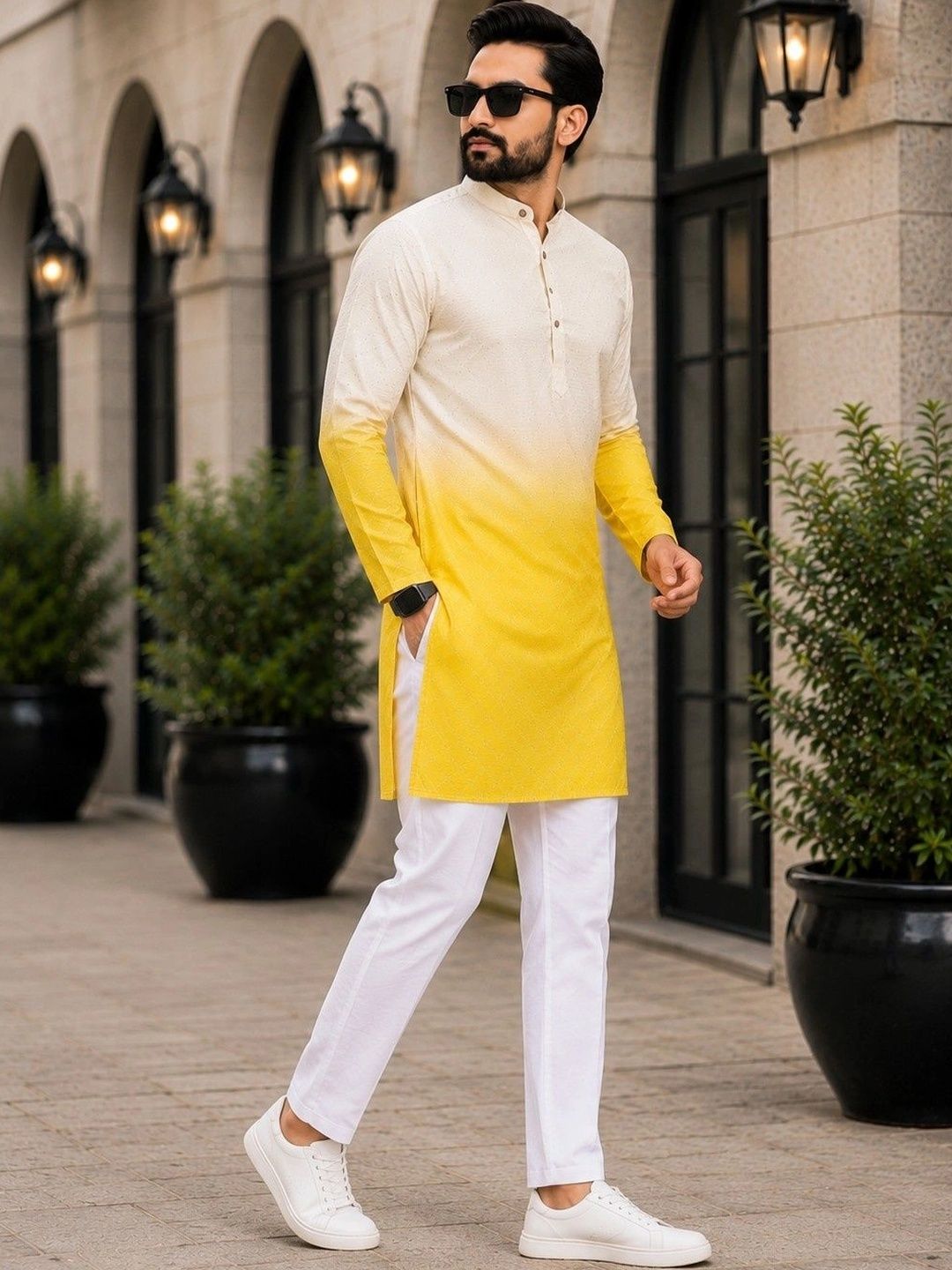 SKYWORRIX Men Embellished Kurta-picture-45