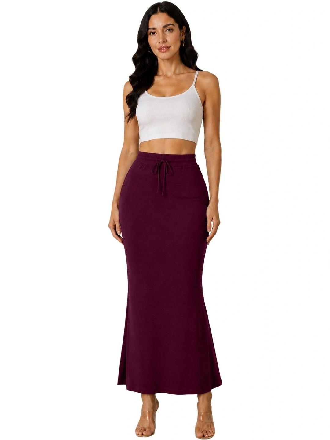 BELIZZI PARIDHAN Mid-Rise Saree Shapewear WIth Drawstring Closure-image-35