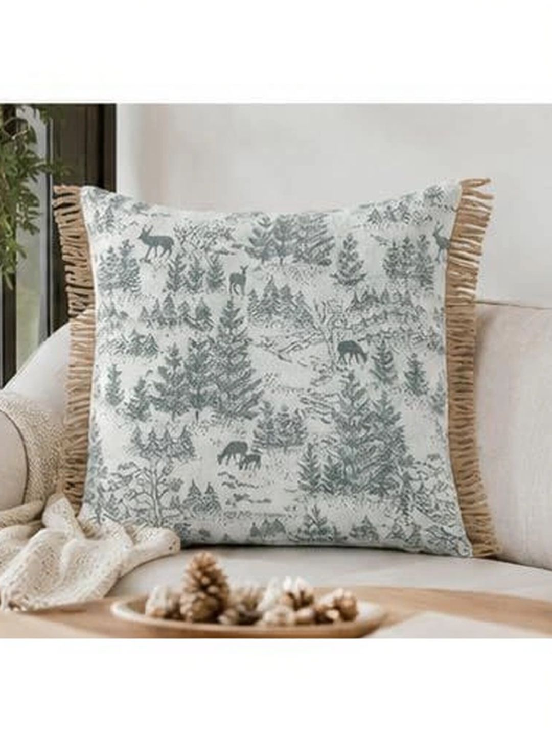 GURMISHEE Green Square Cushion Covers-image-31