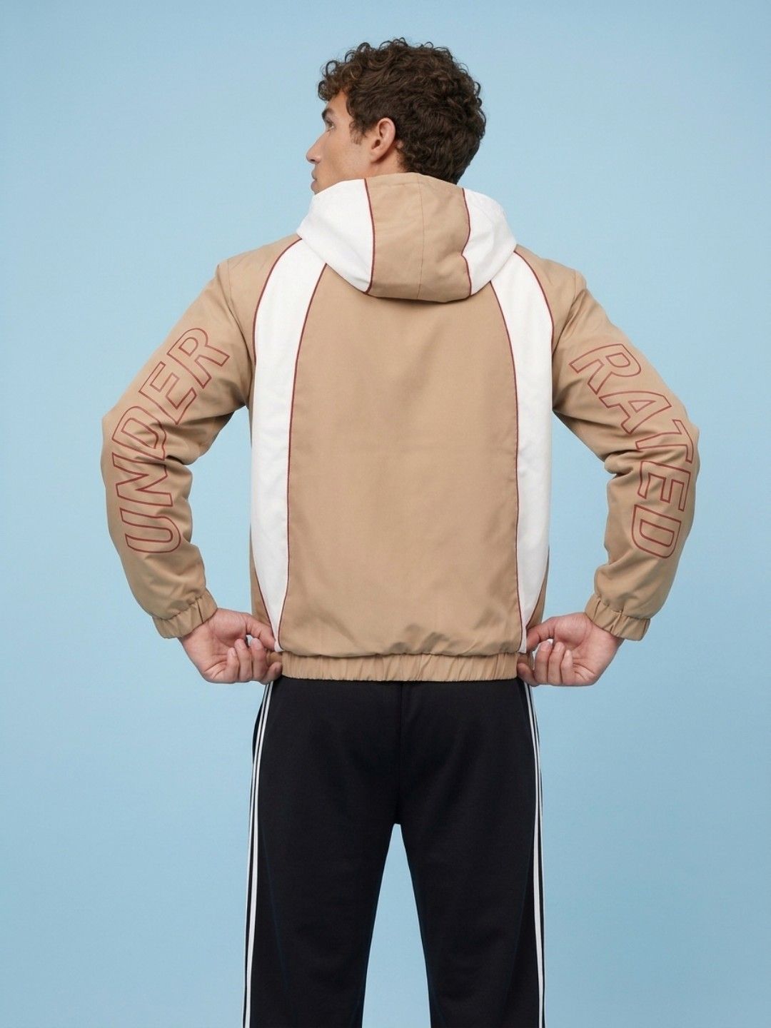 SPORT STREET by glitchez Men Colourblocked Acrylic Lightweight Jacket-picture-14