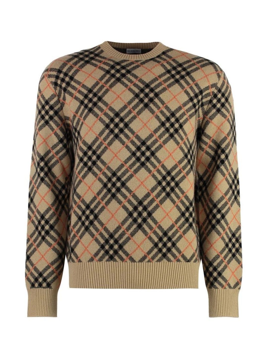 Burberry Men Checked Woollen Pullover-picture-17