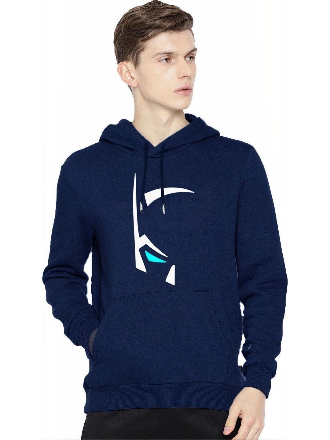 BRIEF CHICKADE Men Printed Hooded Sweatshirt-picture-31