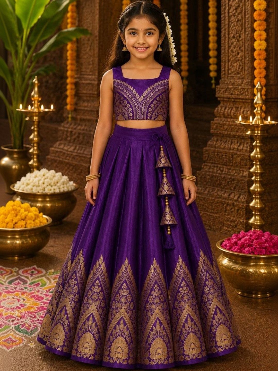 Xepon Girls Ready to Wear Lehenga &-picture-21