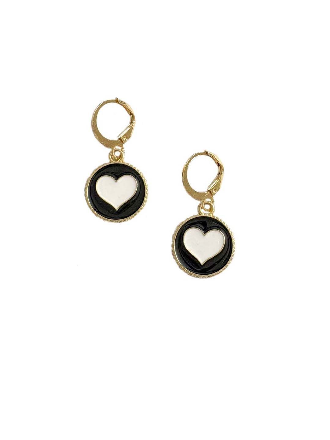 DressBerry Heart Shaped Drop Earrings-picture-38