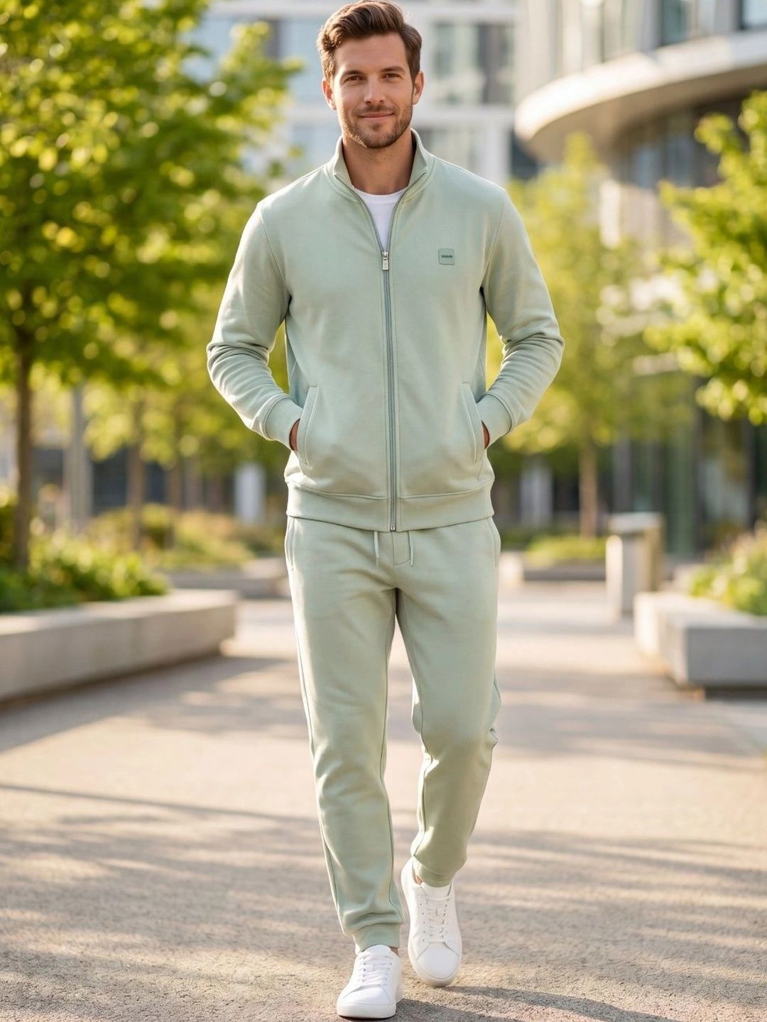 Sweet Dreams Mock Collar Tracksuits-picture-30