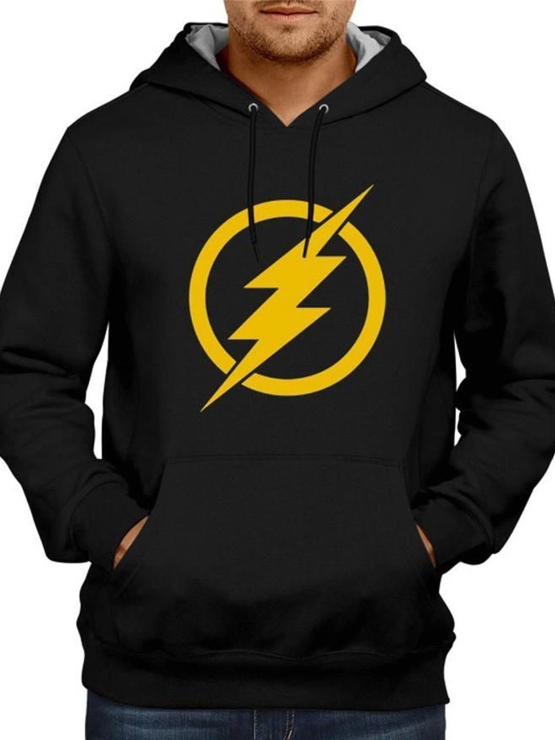 BRIEF CHICKADE Men Printed Hooded Sweatshirt-picture-27