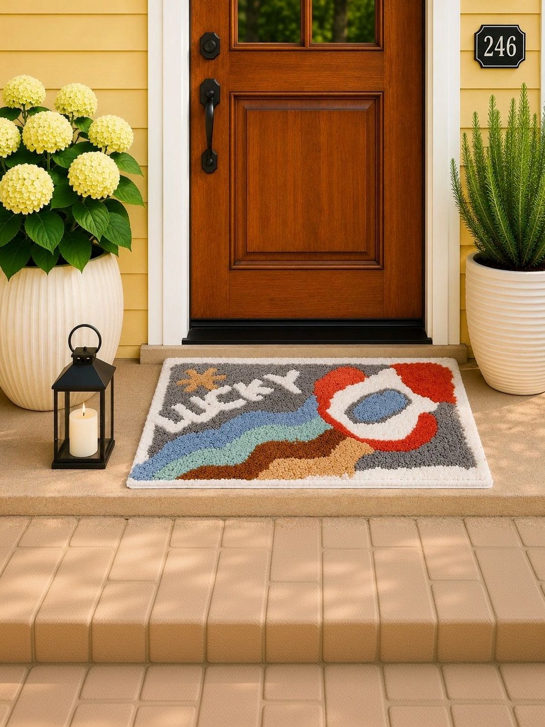 DAMAC Blue & Red Super Soft Anti-Skid Doormats-image-47