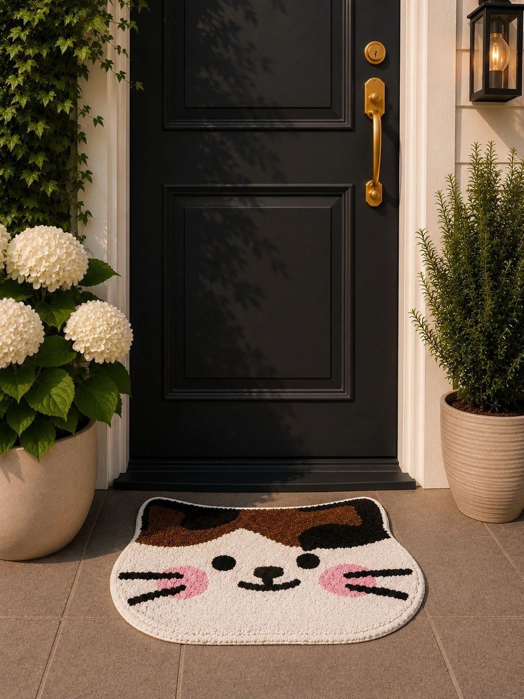 DAMAC Pink & Black Super Soft Anti-Skid Doormats-image-22