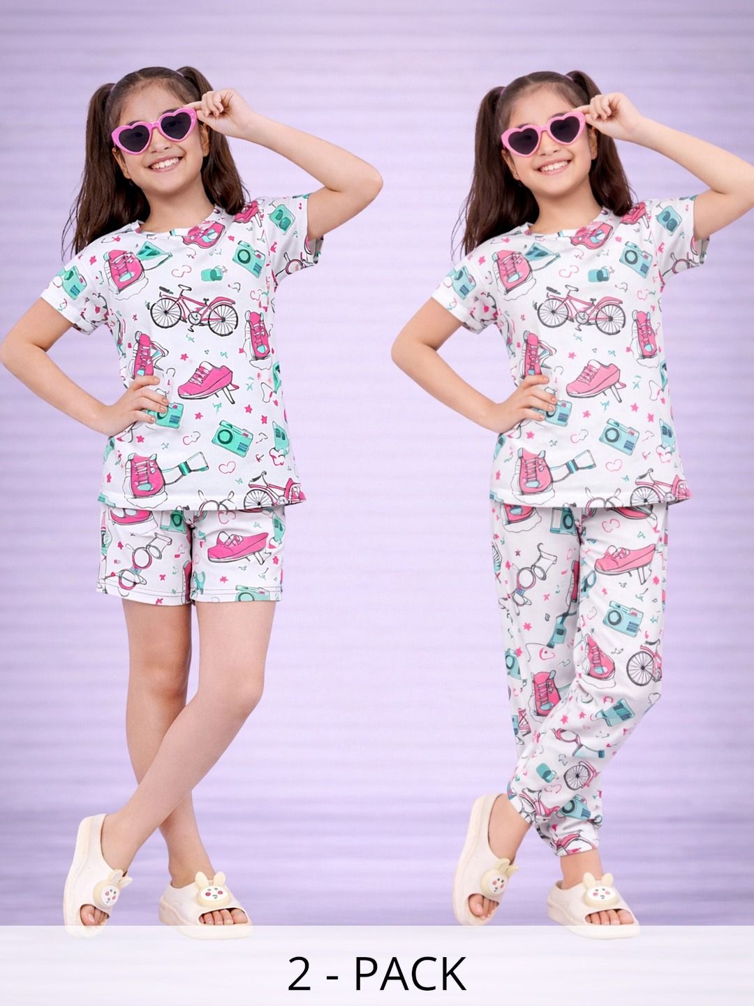 LITBABY Girls Printed Nightdress-picture-22