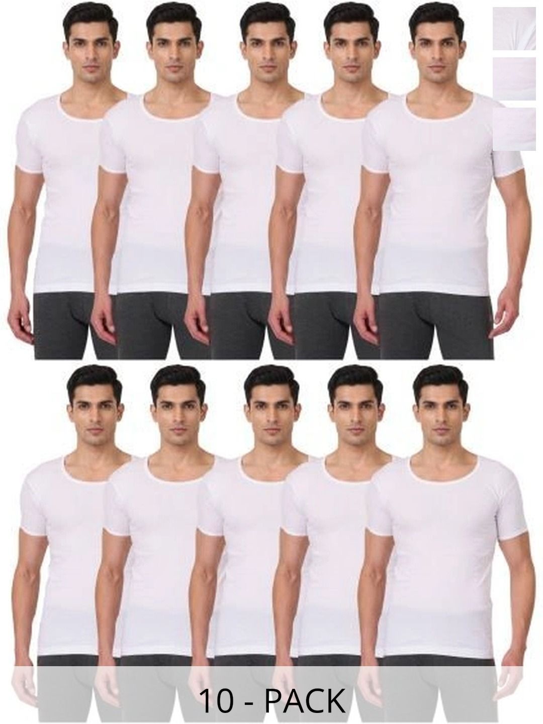 PRAKASAM COTTON Pack of 10 Cotton Undershirt-picture-34