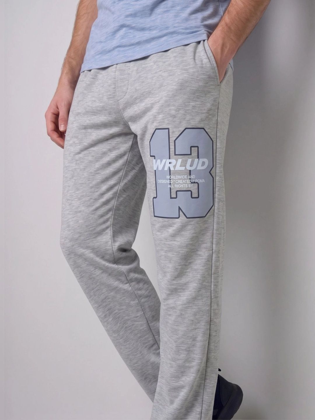 FLYNOFF Men Baggy Alphanumeric Training Track Pants-picture-30