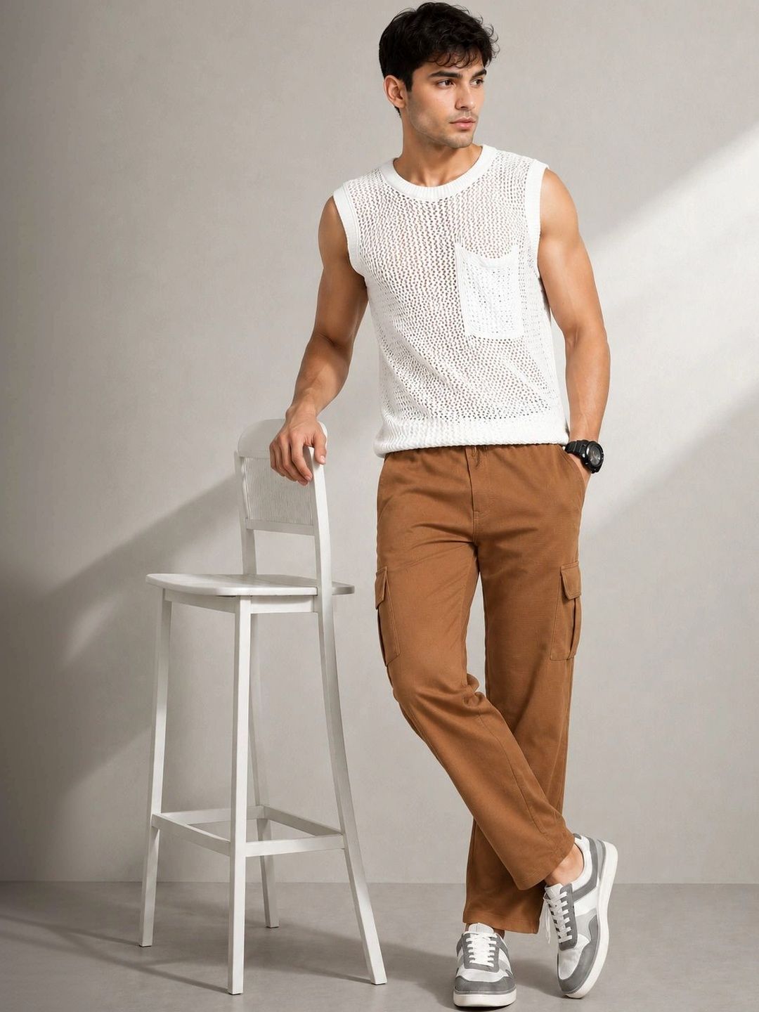 r.code by the roadster life co. The Roadster Lifestyle Co. Men Smart Trousers-picture-37