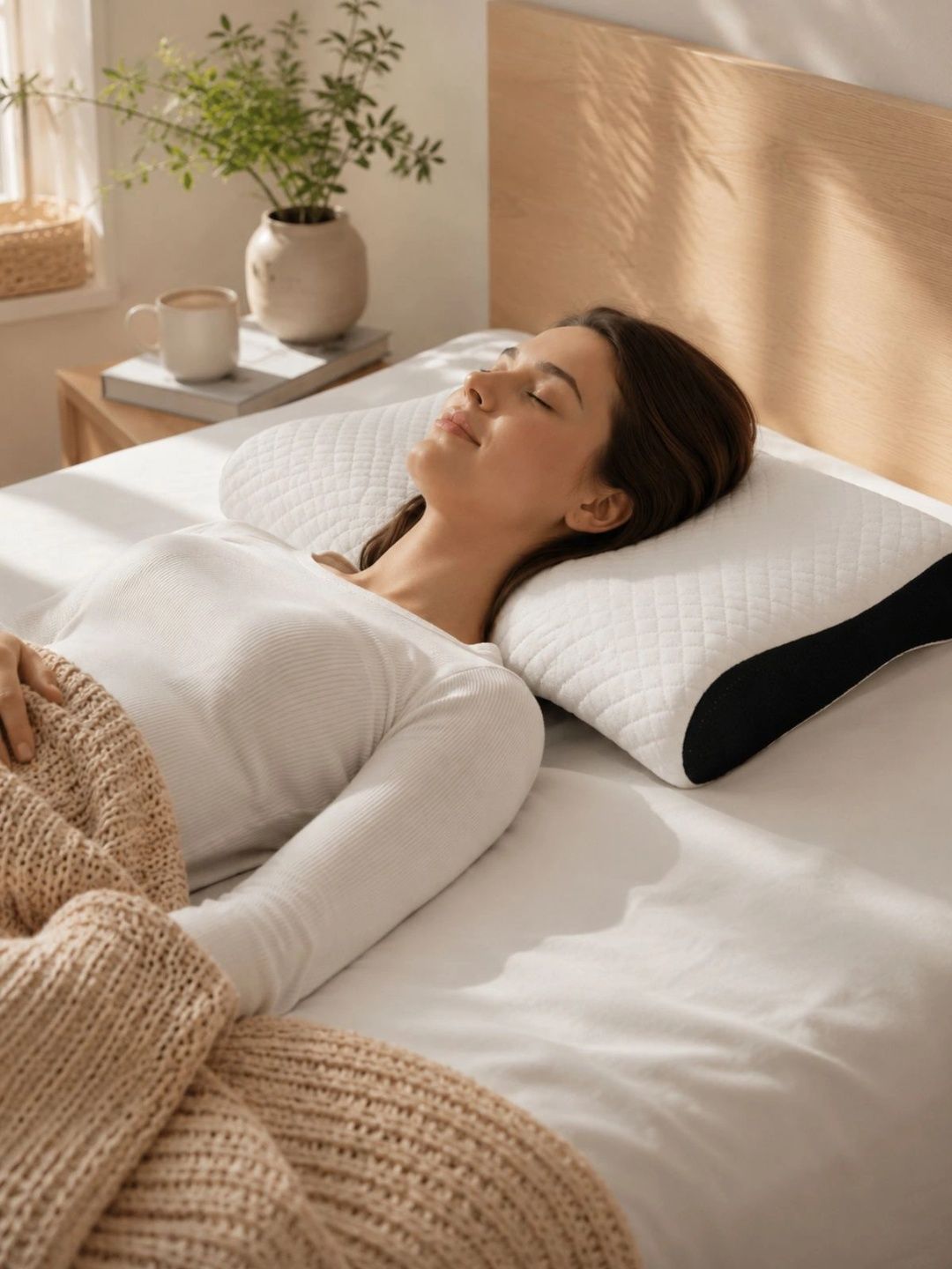 Florida White Memory Foam Filled Polycotton Pillow-picture-28