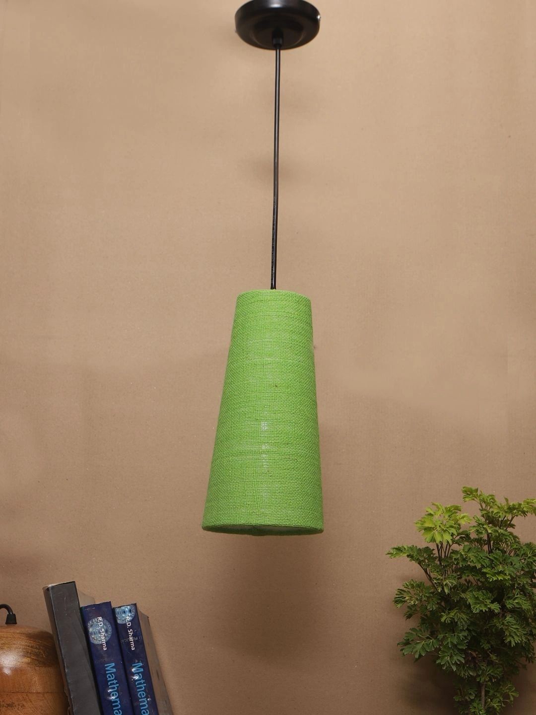 Myntra Elegant Homes Green Textured Ceiling Lamp-picture-14