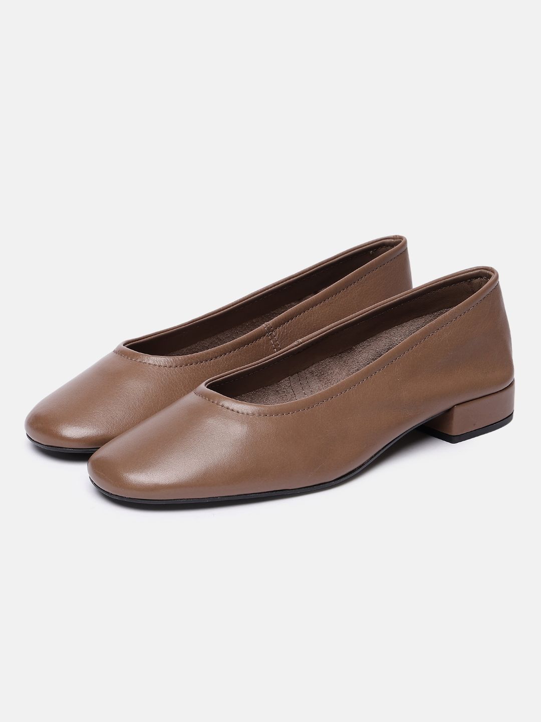 MANGO Women Leather Block Mules-picture-22