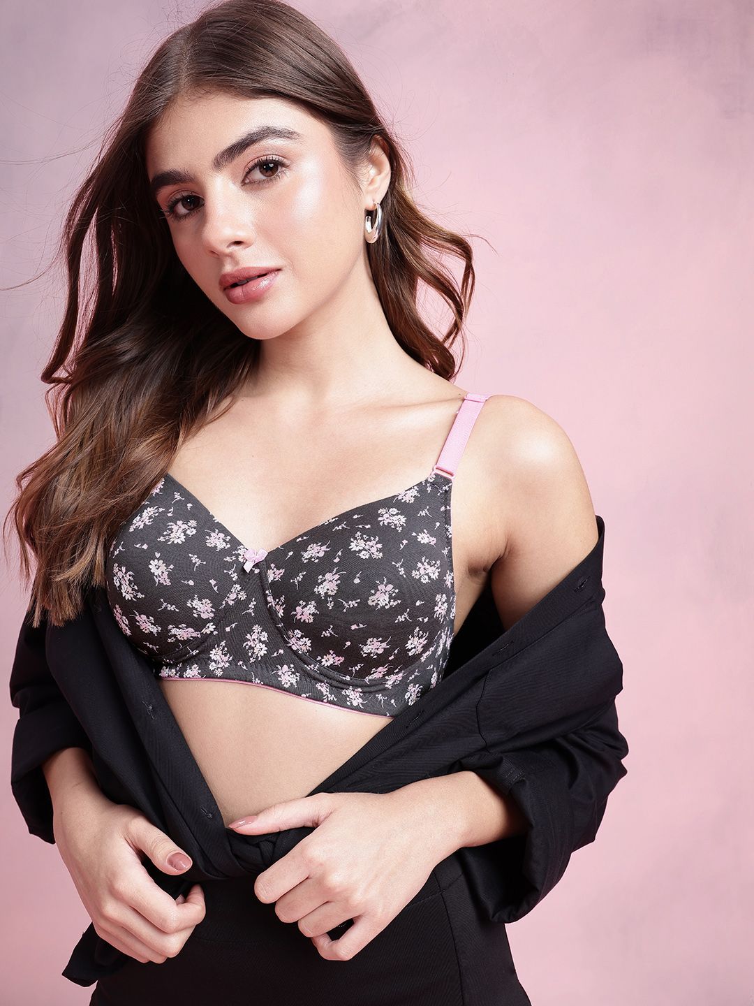 DressBerry Floral Bra Full Coverage Lightly Padded-picture-26
