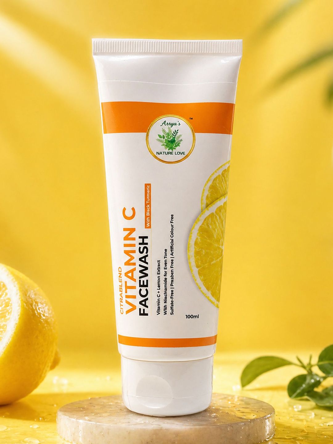 Arryas Nature Love Vitamin C Face Wash With Lemon Extract - 100 ml-image-9