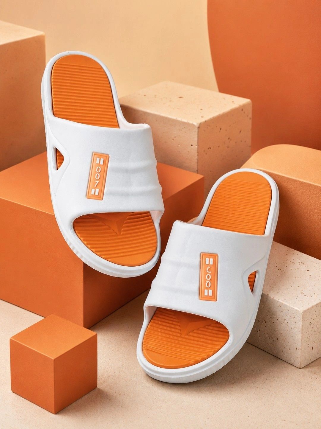 SZN Men Colourblocked Sliders-picture-53