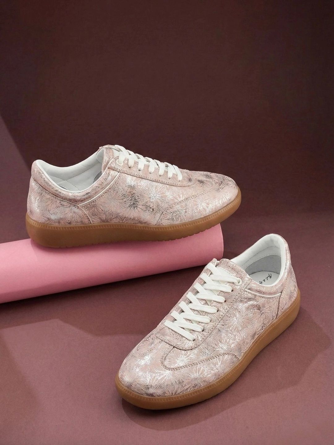 Mast & Harbour Women Printed Leather Sneakers-image-28