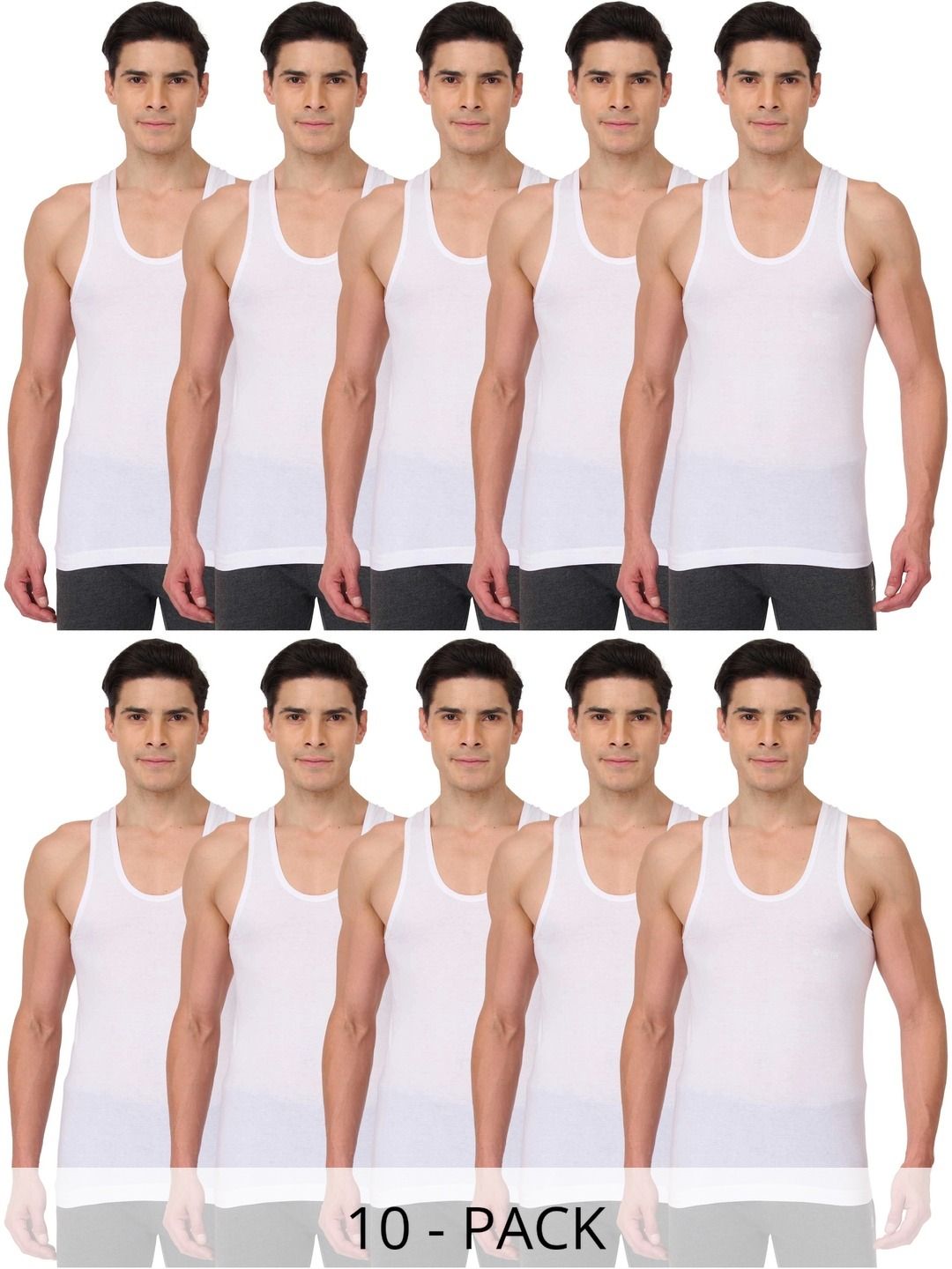 PRAKASAM COTTON Pack of 10 Cotton Undershirt-picture-11