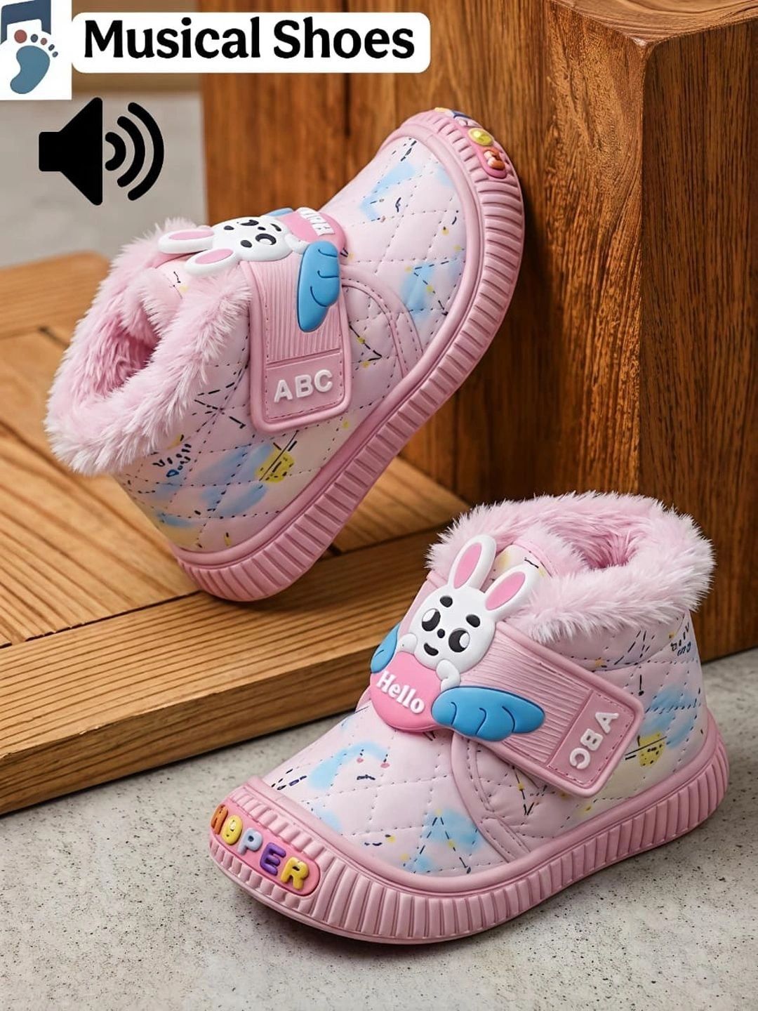 Crazyly Unisex Kids Printed Sneakers-picture-21