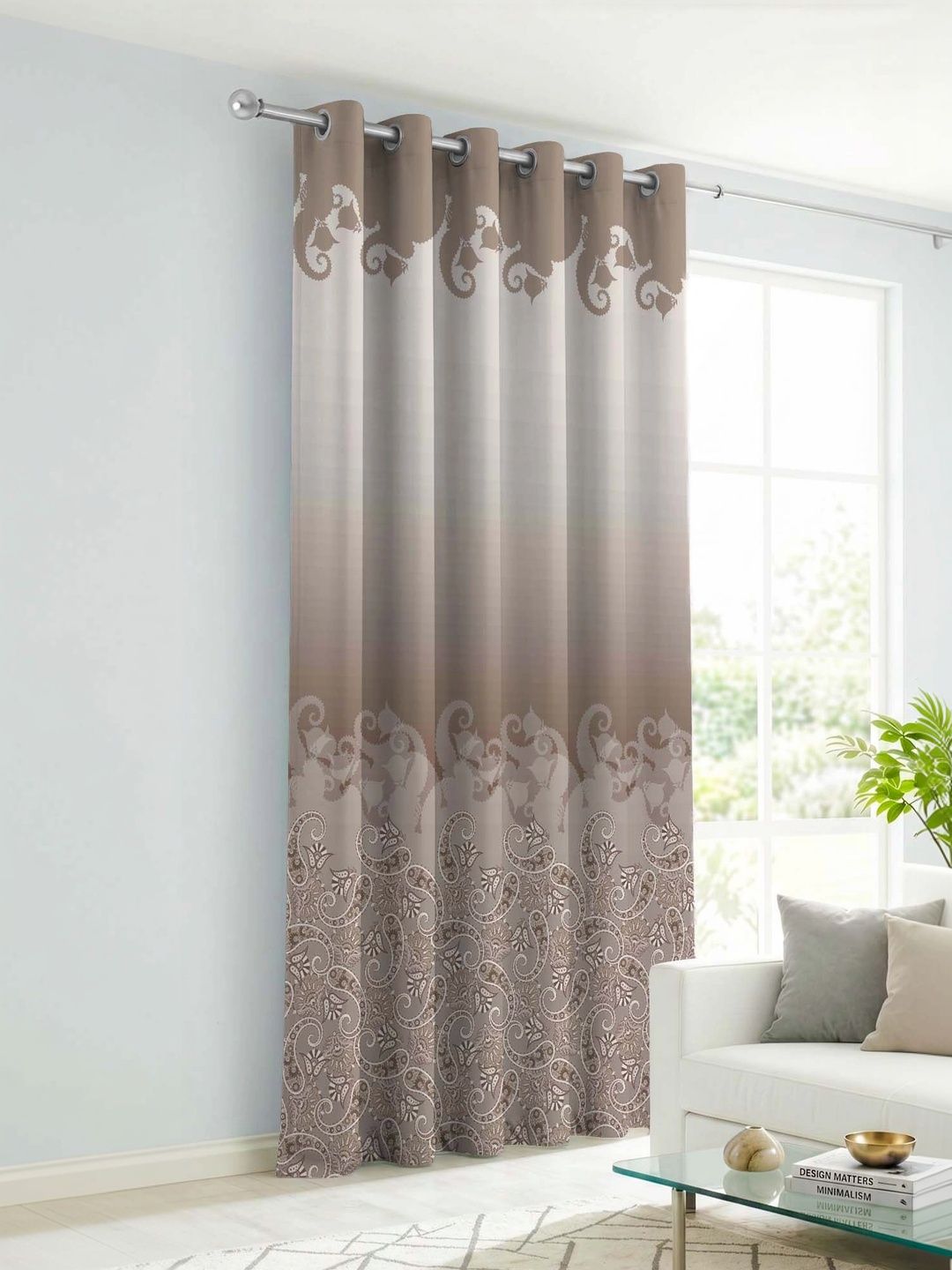SIMPLYCURTAINS Brown Embroidered Room Darkening Door Curtain-picture-13