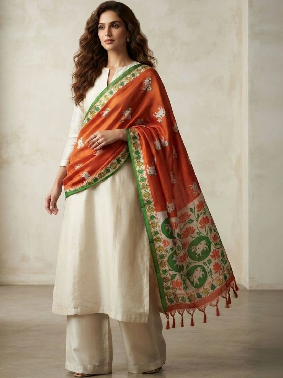 Dupatta Bazaar Ethnic Motifs Printed Dupatta-picture-24