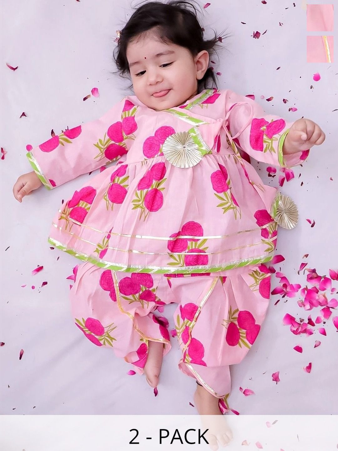 BownBee Girls Printed Dhoti Pants-picture-23