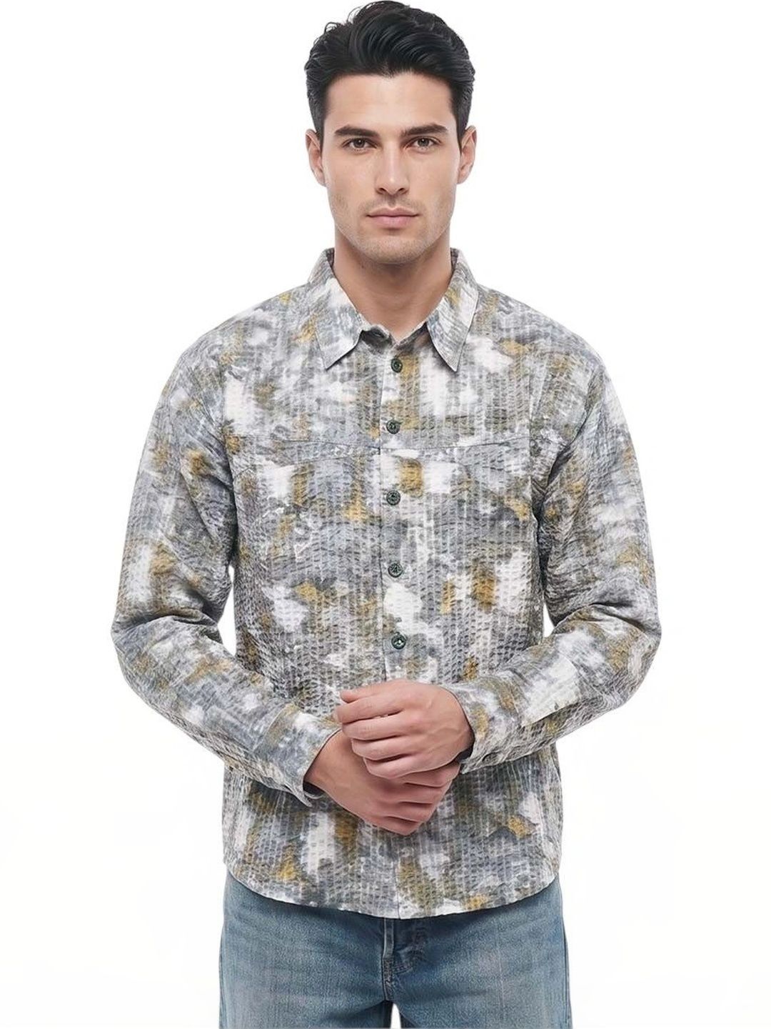 Brain Dead Men Printed Casual Shirt-picture-36