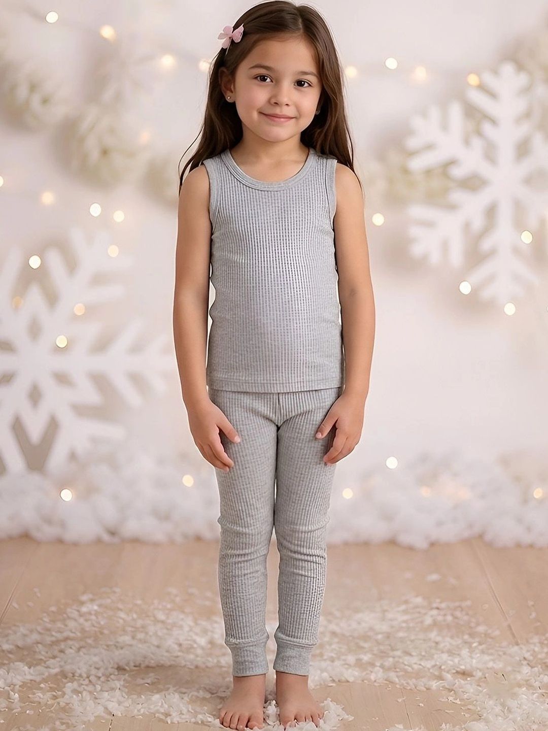 Kanvin Girls Cotton Round Neck Thermal Set-picture-13