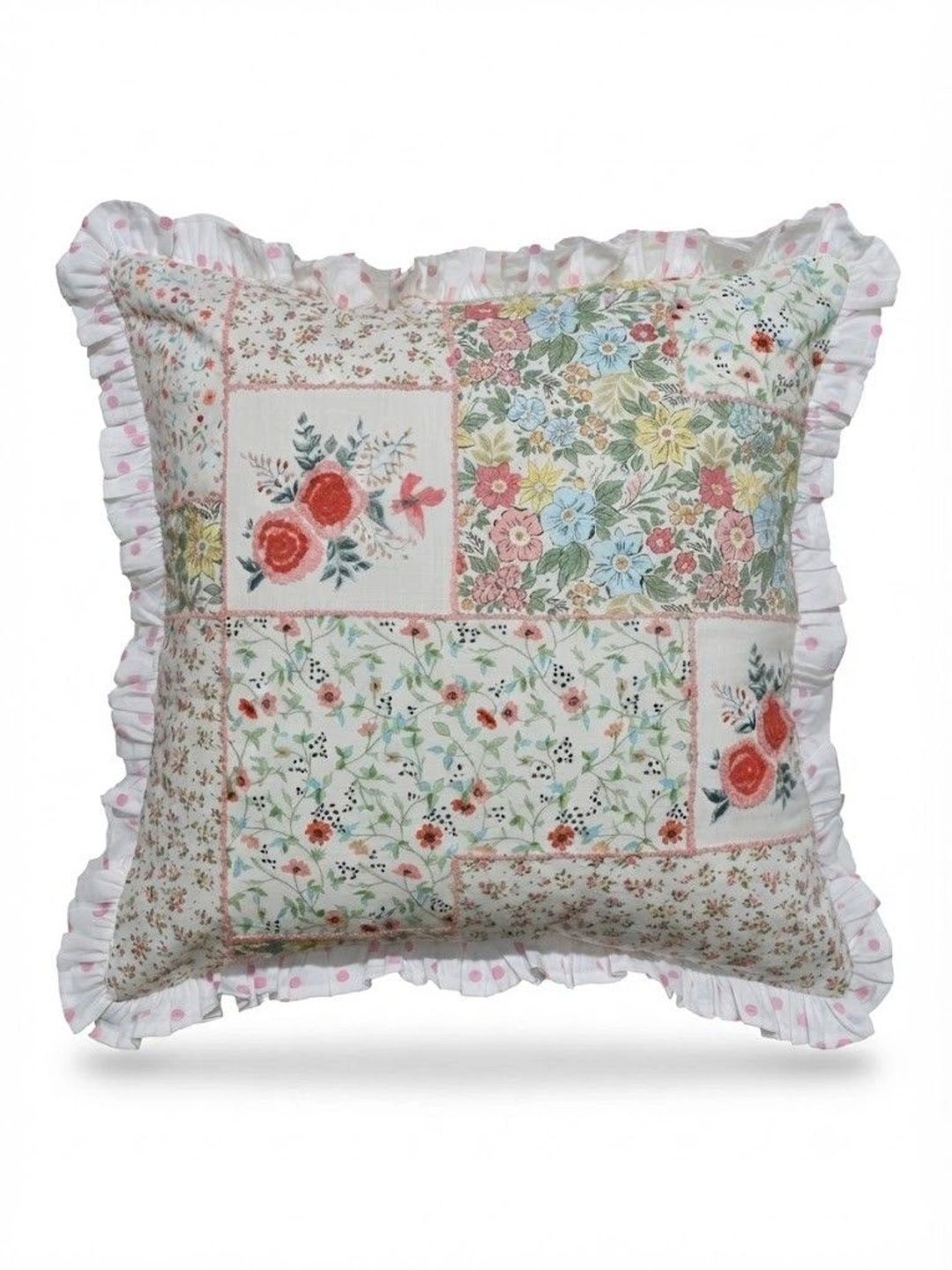 ZENSHA DECOR White Floral Square Cushion Covers-picture-27