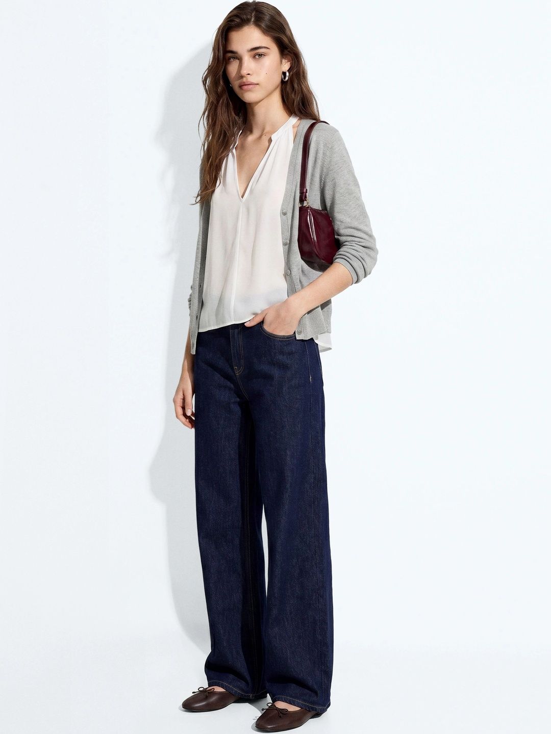 MANGO MNG Women V-Neck Knitted Cardigan-picture-20